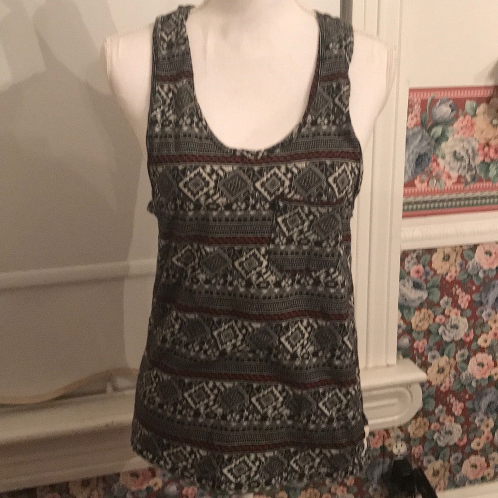 EUC Koto Urban Outfitters Geometric Tank Top A1
